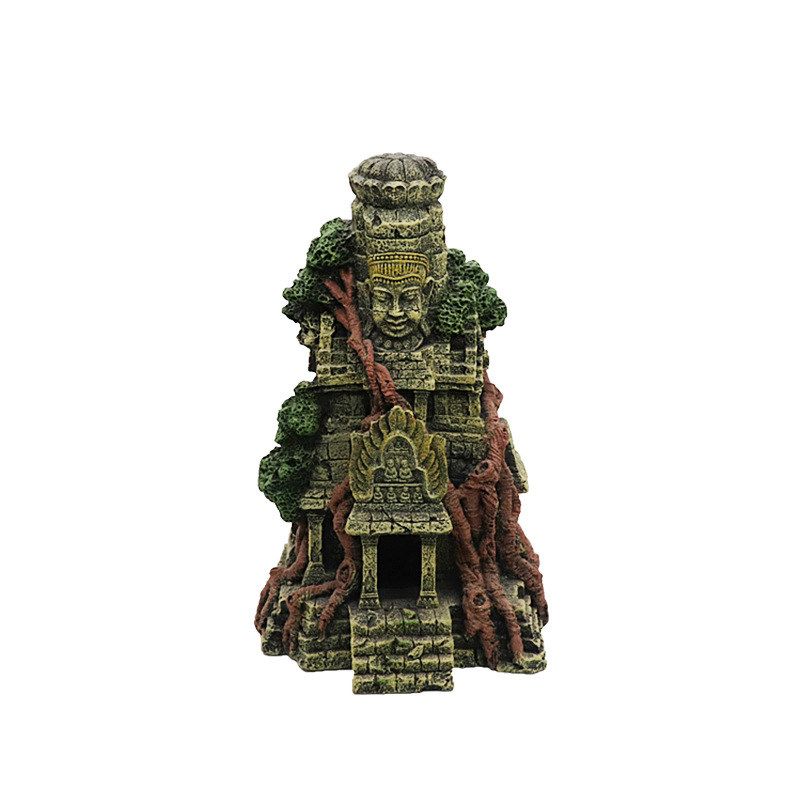 爬虫鱼缸造景树脂假山躲避