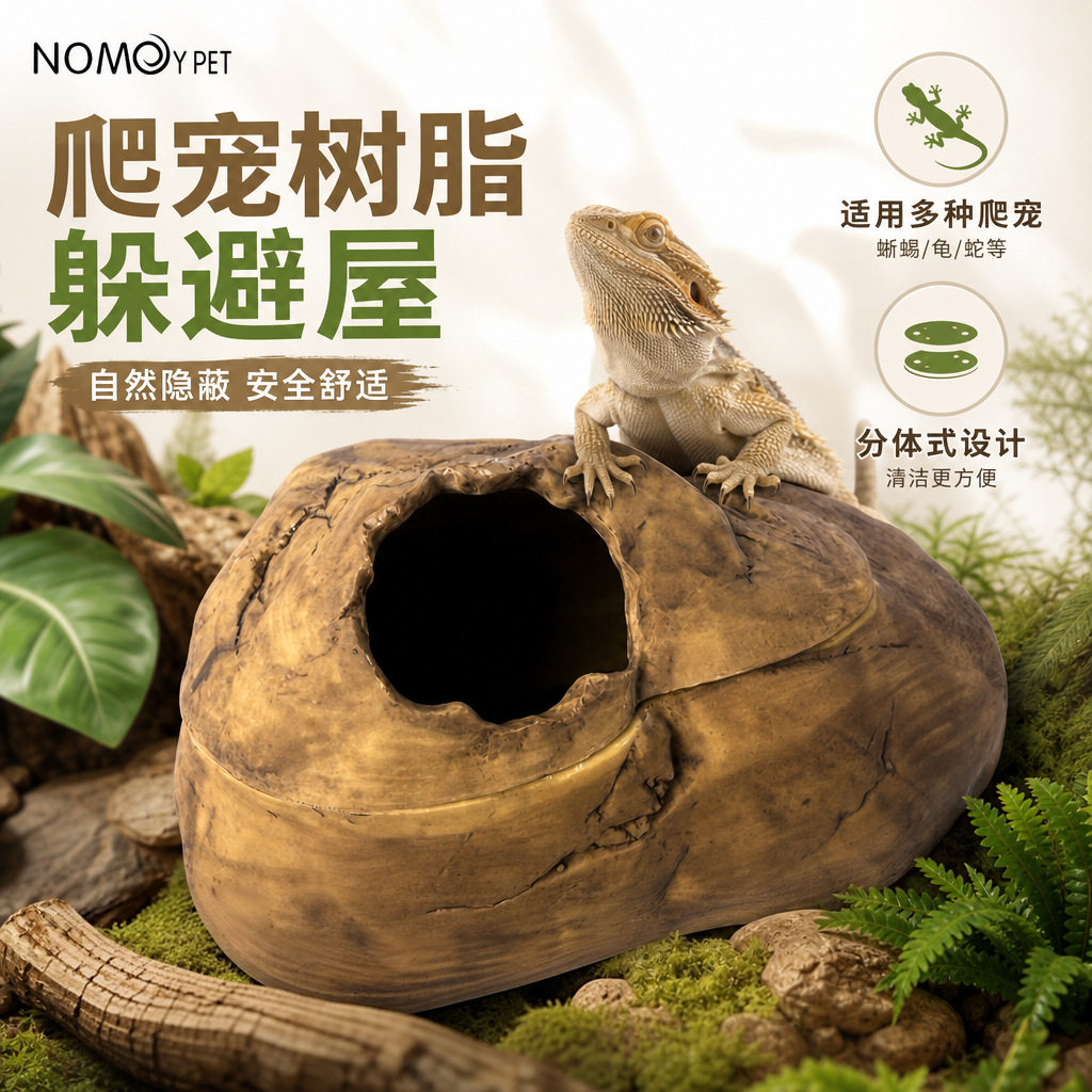 诺摩雨林缸木箱爬宠躲避过冬