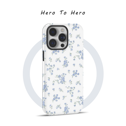 ahyeon郑雅贤同款法式花花 适用苹果华为手机壳18promax磁吸iPhone17韩系ins风16碎花15小众高级14艺术手机壳
