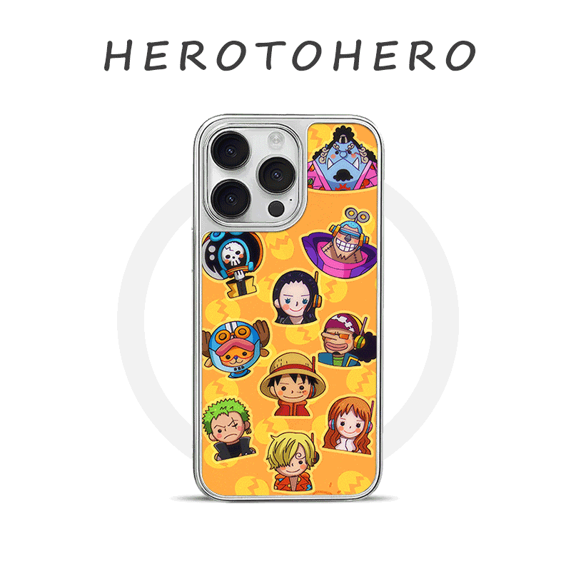 海贼王草帽一伙适用苹果17promax手机壳磁吸iPhone16