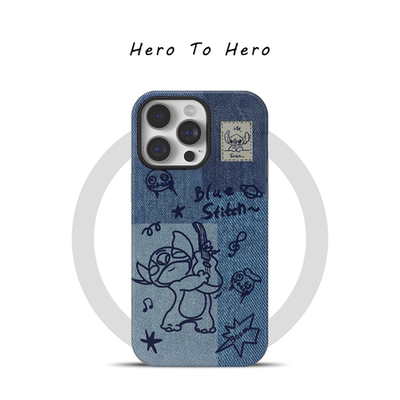 尤克里里史迪仔 适用苹果17promax手机壳磁吸iPhone16可爱15搞怪高级14卡通超火13好看华为vivo小米15手机壳