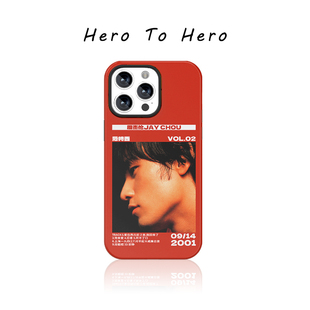 周杰伦手机壳jay适用苹果17菲林iPhone16promax新款15范特西14mini高级感13创意x专辑8plus全包xr潮流xs套7男