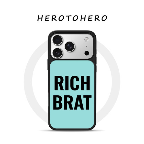 Rich Brat 适用苹果小米手机壳18promax磁吸iPhone17新款创意16高级感小众15简约个性14韩系不会撞壳13手机壳