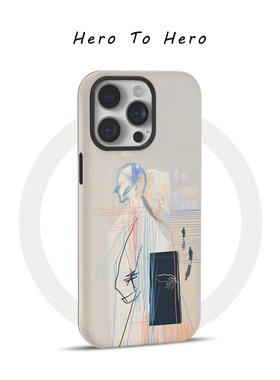 爱人错过 适用苹果17promax手机壳软磁吸iPhone16新款抽象15艺术文艺小众高级感13华为小米15手机壳全包防摔