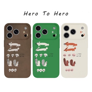 陈哲远同款松鼠与兔子 适用苹果手机壳17promax磁吸iPhone17新款16小众艺术15简约设计感14搞怪趣味13手机壳