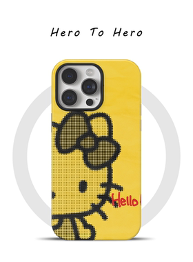 可爱陶喆专辑hellokitty凯蒂猫 适用苹果17promax手机壳磁吸iPhone16个性15高级14卡通13华为小米手机壳艺术