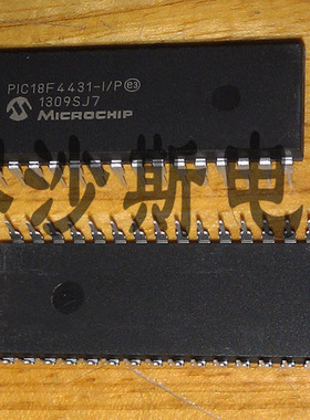 全新 PIC18F4431-I/P 直插 DIP40封装 单片机 8位微控制器 MCU