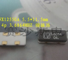 CX1255GB CX-5FD 3.6864M NX1255GA 3.6864MHZ NX1255GB 晶振 4脚