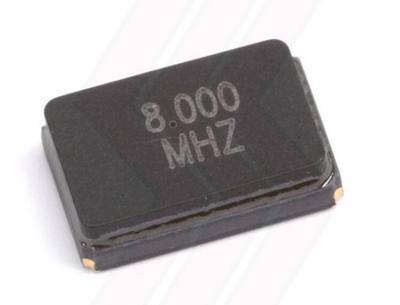 贴片无源晶振 5032 8.000MHz ±20PPM 20PF 5.0*3.2mm 2脚 谐振器