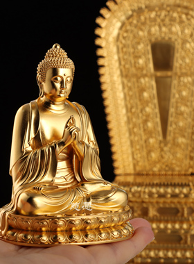 纯银善化五方佛大日如来毗卢遮那