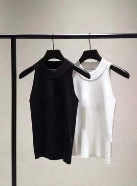 明星同款PEACH IRO2026新款无袖修身显瘦内搭针织背心打底衫女