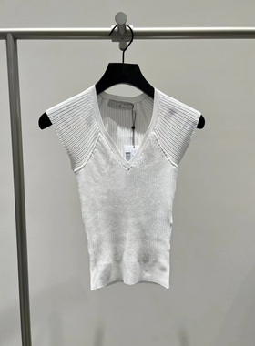 PEACH IRO2026新款无袖短袖T恤坑条修身纯色极简百搭法式轻奢女