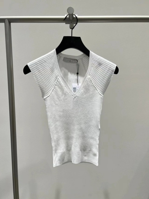 IRO坑条修身极简百搭无袖短袖T恤