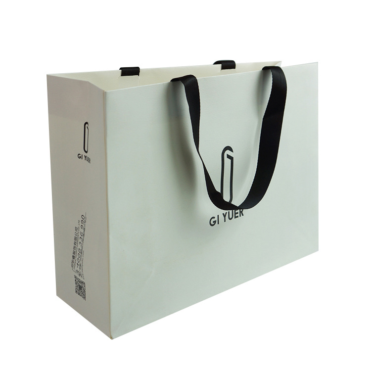 手提袋纸袋定制白色服装包装牛皮纸袋好价格礼品纸袋带手柄包装袋
