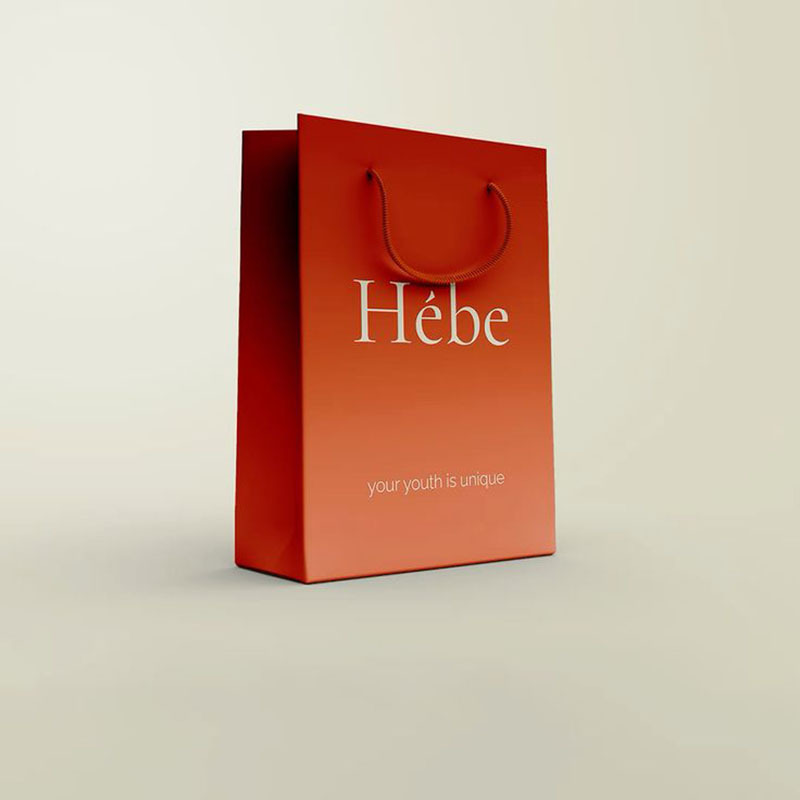 手提袋纸袋定制治愈系统渐变ins风礼品袋手提袋高级感伤生日礼物