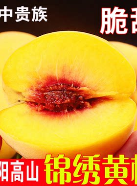 现摘现发湖南怀化麻阳新鲜黄桃水果大黄桃子应季纯甜水果整箱包邮