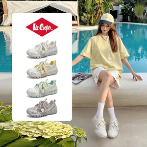 LeeCooper夏季女鞋2026新款透气网面鞋子休闲鞋老爹鞋运动鞋网鞋