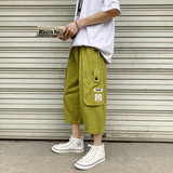夏季男士工装七分裤潮牌宽松大码韩版休闲直筒裤子，男装休闲裤，电商B369（原A024）