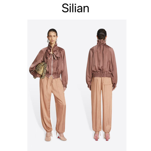 Silian｜DVN复刻空气神裤｜直筒裤｜轻薄飘逸｜松紧腰工装裤