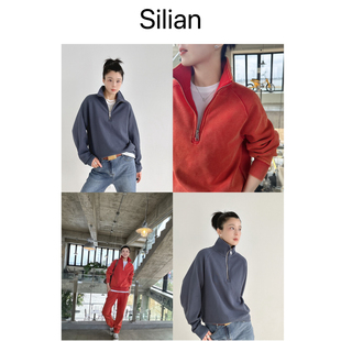 合身版型26早春高级手工坊同款|超柔针织拉链卫衣|卫裤|套装