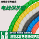 户外耐磨螺旋保护套缠绕管高压水管液压油管电线电缆胶管保护套管