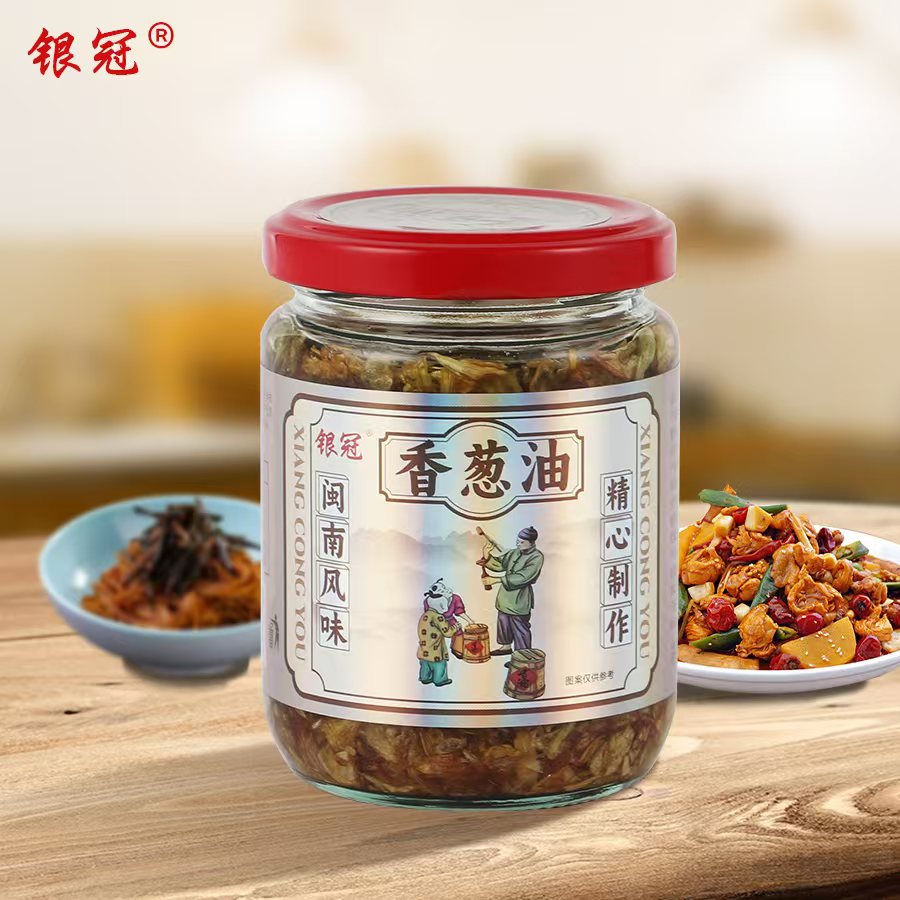 闽南特产葱头油拌面炒菜面线糊200g玻璃瓶装调味品泉州风味