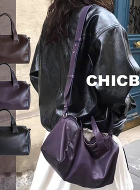 韩国breathe呼吸家波士顿包 简约高级感单肩手提包大容量时尚百搭