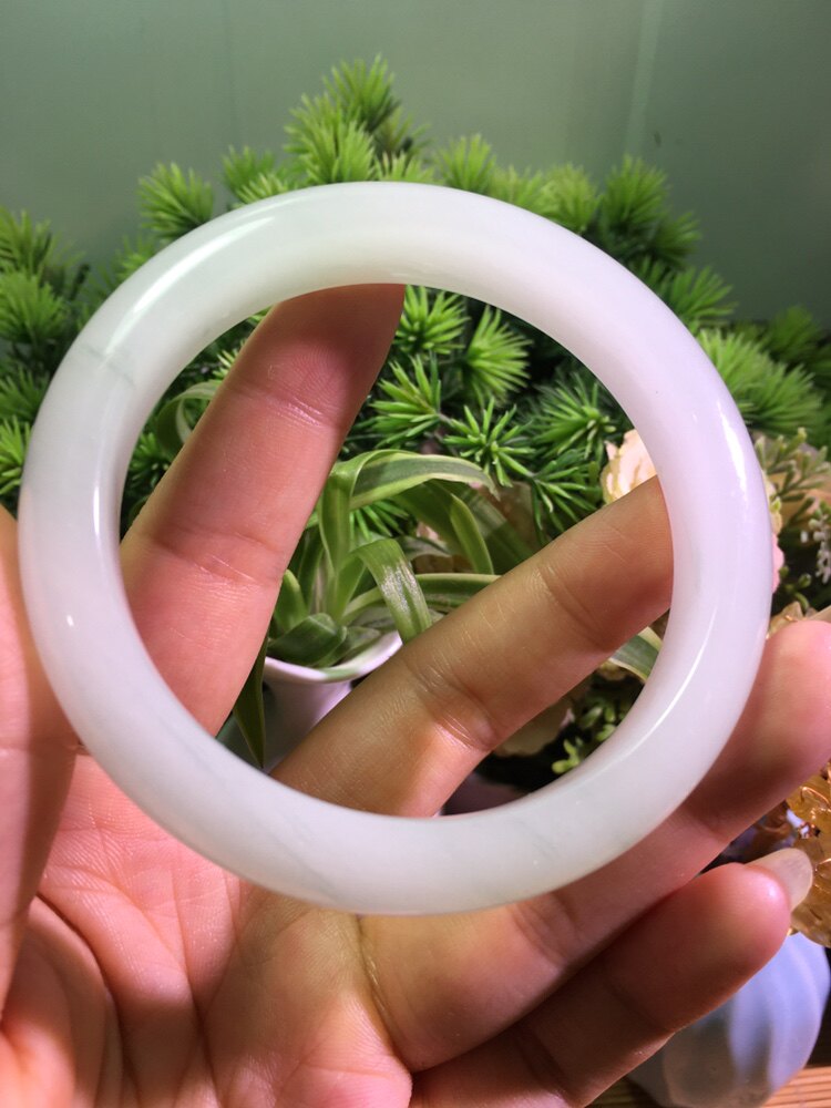 天然玉石新疆金丝玉天山翠飘花手镯捡漏保真