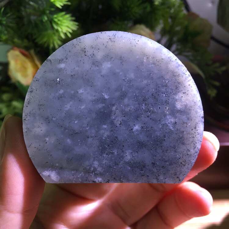 天然玉石和田玉边角料青花带银星雕刻练手学习捡漏保真