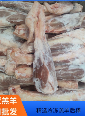 内蒙羊后棒羔羊小腿羊后腱冷冻羊后棒带筋羊后棒羔羊前棒商用批发