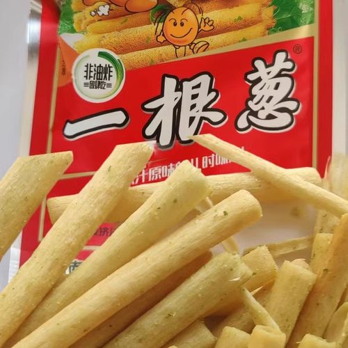怀旧风味一根葱膨化零食河南酥脆