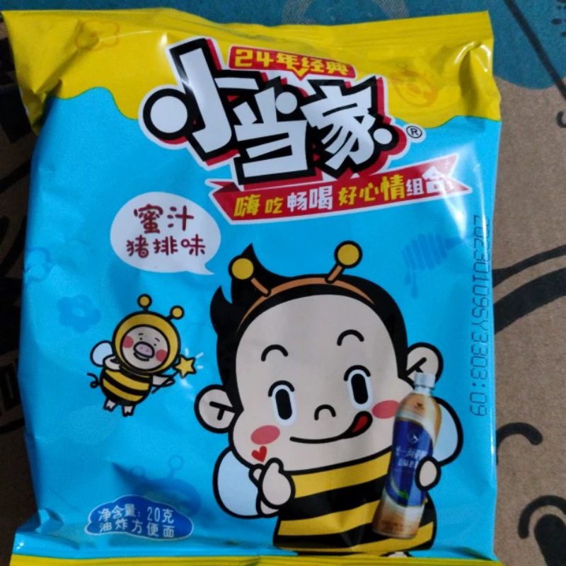 小当家方便面蜜汁猪排味东北童年怀旧酥脆干吃面统一儿时味道干嚼