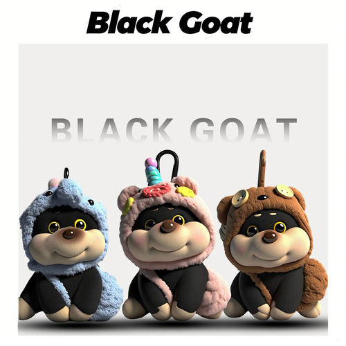 BlackGoat原创肿脸蜜蜂小狗