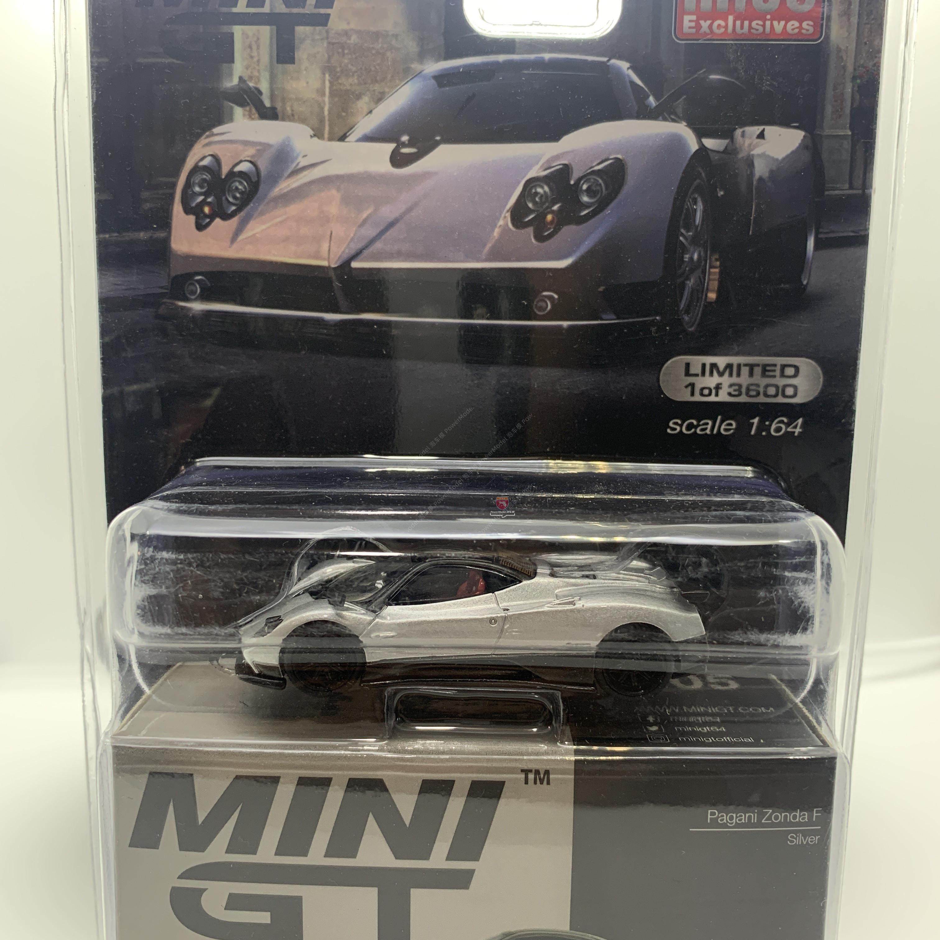 MINIGT 1:64 清漆版 兰博基尼 保时捷rwb GTR34 合金汽车模型收藏
