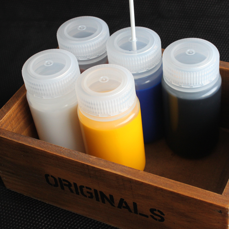 [动手网]进口PP分装瓶 边油瓶 带盖包装瓶 耐酸碱 环保密封 100ML