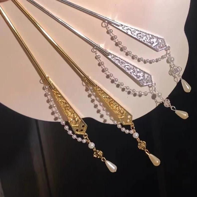 古风明制汉服长流苏步摇发簪百搭盘发挽发头饰唐风国潮中国风发饰