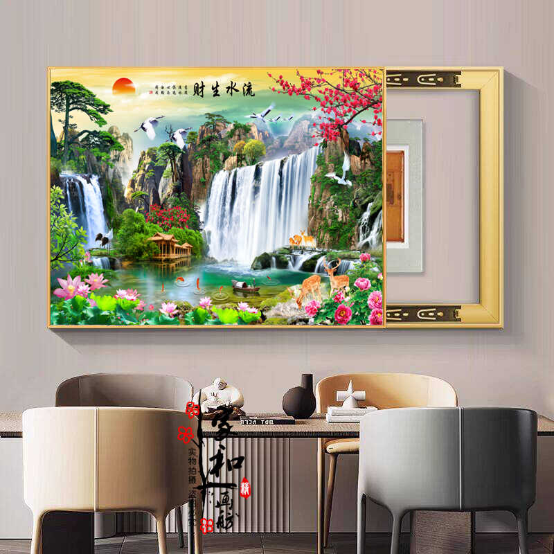 画世纪装饰画客厅简约推拉电箱画