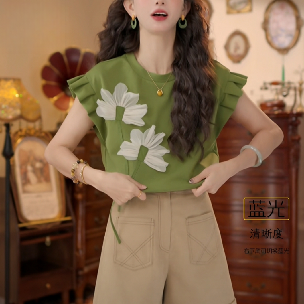 2025夏季新款甜美衬衫