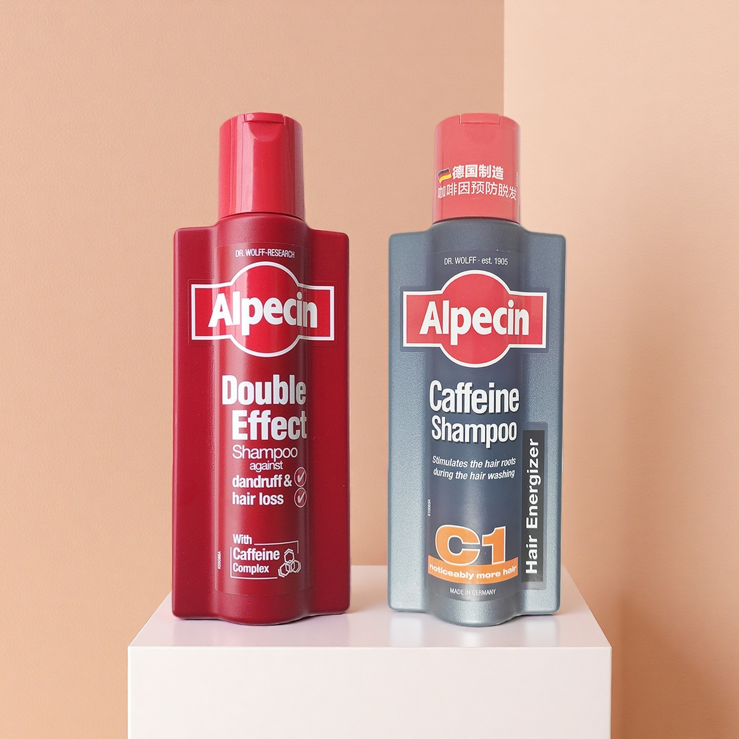 临期欧倍青咖啡因C1双效洗发液