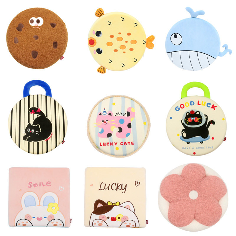 卡通动物可爱充棉坐垫屁垫康乐屋记忆棉减压加厚椅垫椅子垫宿舍用