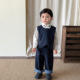 童装 上新 男童春装 套装 洋气儿童衣服宝宝马甲 2026新款 3.5新款