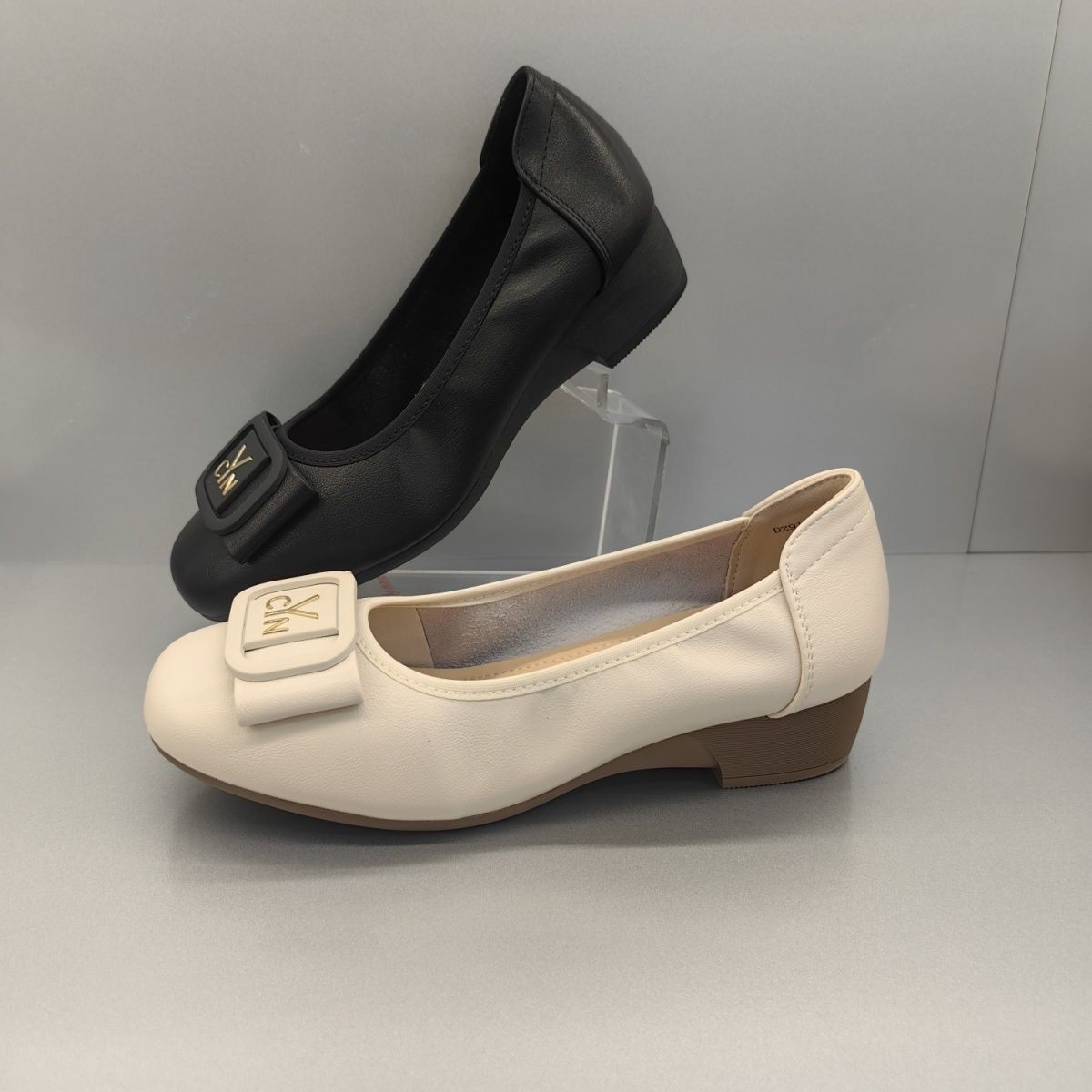 香香莉29185女鞋2025春季新款浅口圆头低跟软面舒适百搭女单鞋