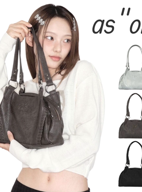 韩国新款ason流浪包同款mini腋下包大容量单肩百搭手提机车包男女