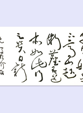 沈鹏书法四尺整张 手写毛笔字草书装饰画名家字画 客厅办公室挂画