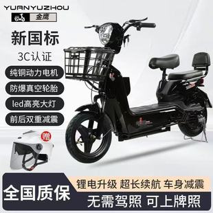 2026年新款 电动车电瓶车电动自行车成人代步超长续航新国标可上牌