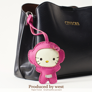 天线宝宝哈喽 kitty包包挂件可爱车钥匙包挂书包背包小饰品配饰