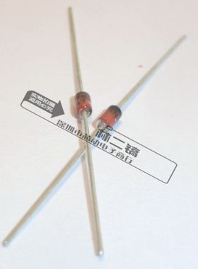 直插稳压二极管IN4732A 1N4732A 4.7V 1W 玻璃封装 DO-41(50只)