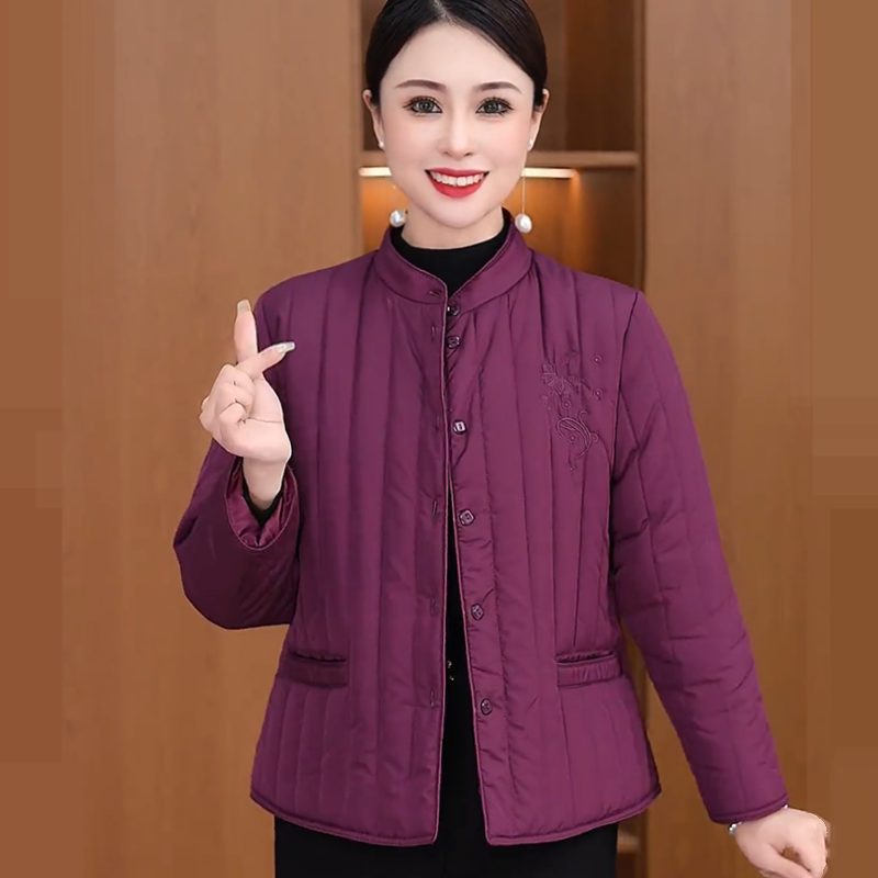 中老年轻薄内胆妈妈冬装保暖棉袄