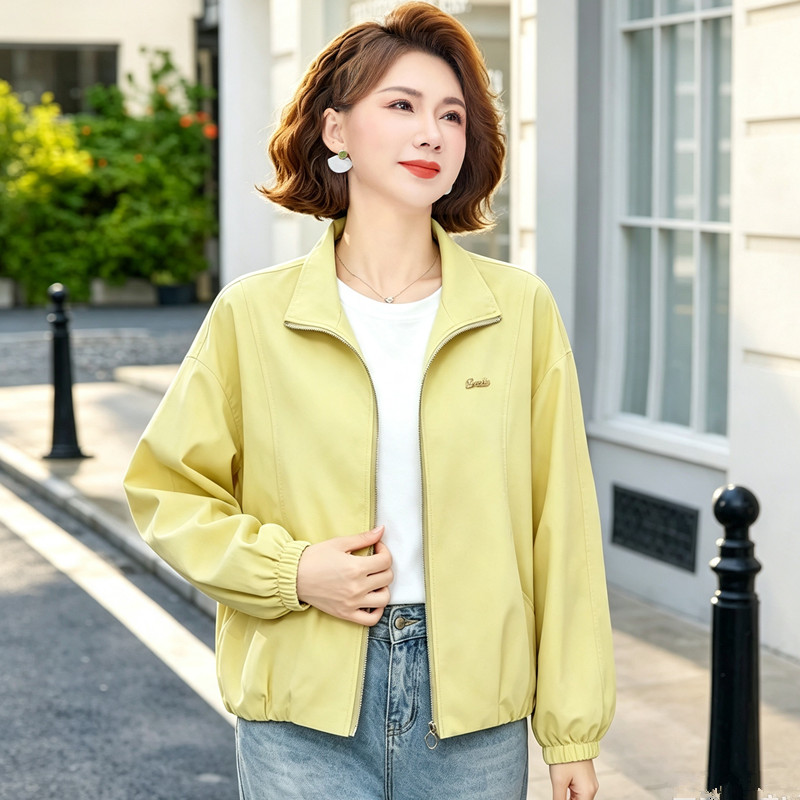 2026新款短款外套女妈妈秋装上衣