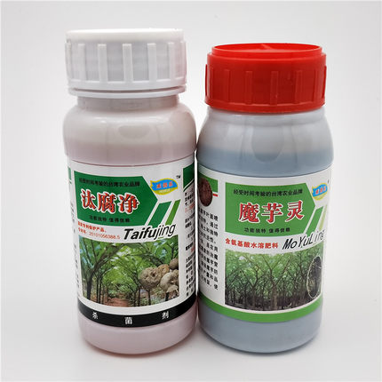 汰腐净魔芋灵防病杀菌专用药软腐病白娟病叶面肥魔芋多元消毒粉